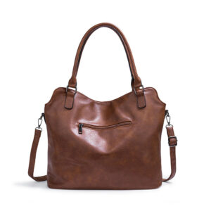 Women’s Double Zipper Large Capacity Shoulder Crossbody Bag in 5 Colors