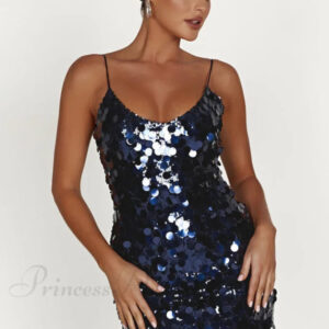 Giselle Disc Stylish Sequin Mini Dress